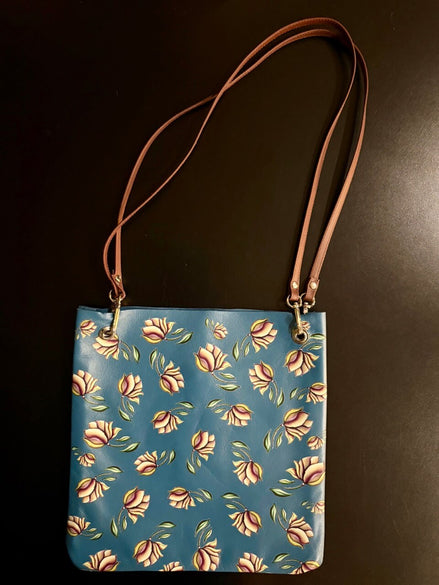 Soft Tote Midi "Flower rain"