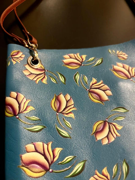 Soft Tote Midi "Flower rain"