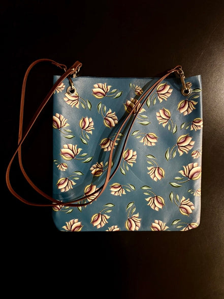 Soft Tote Midi "Flower rain"