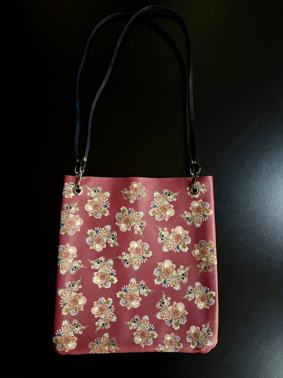 Soft Tote Midi "Sunset garden"