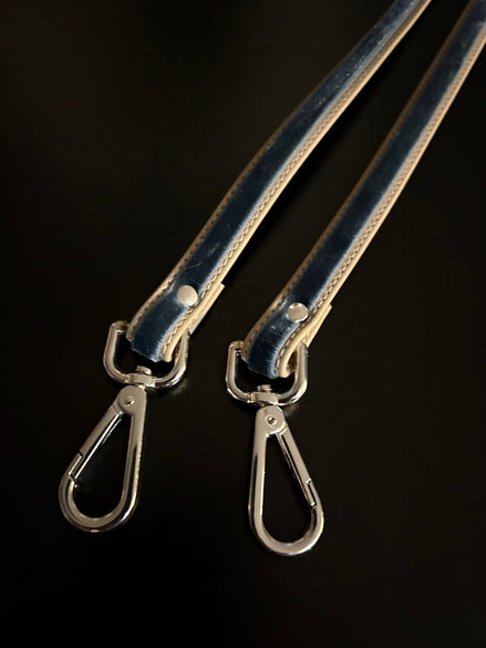 Tracolla velluto Ocean blu