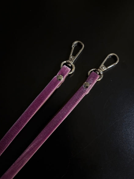 Tracolla velluto Grape