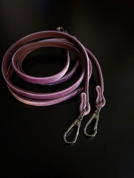 Tracolla velluto Grape