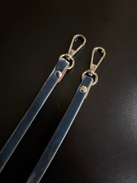 Tracolla velluto Ocean blu