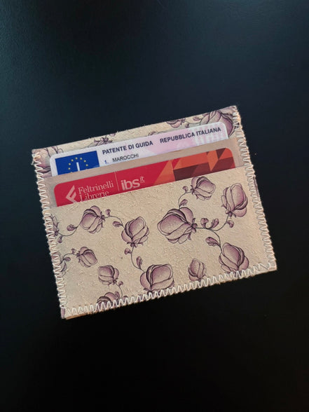 Slim wallet "Golden Hour"