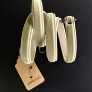 Tracolla velluto Mint e Sand