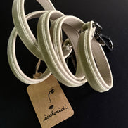 Tracolla velluto Mint e Sand